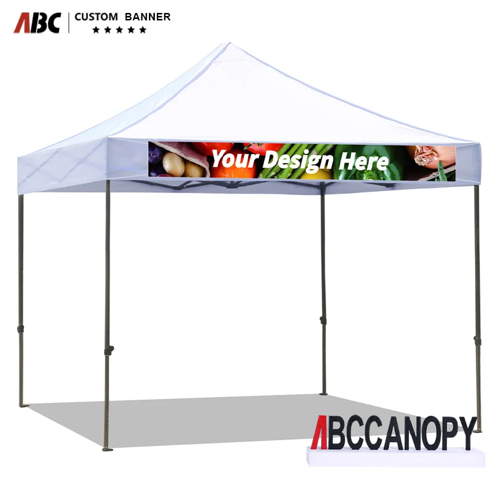 ABCCANOPY Custom Canopy & Pop Up Tent Banner (Photo, Text, Logo)