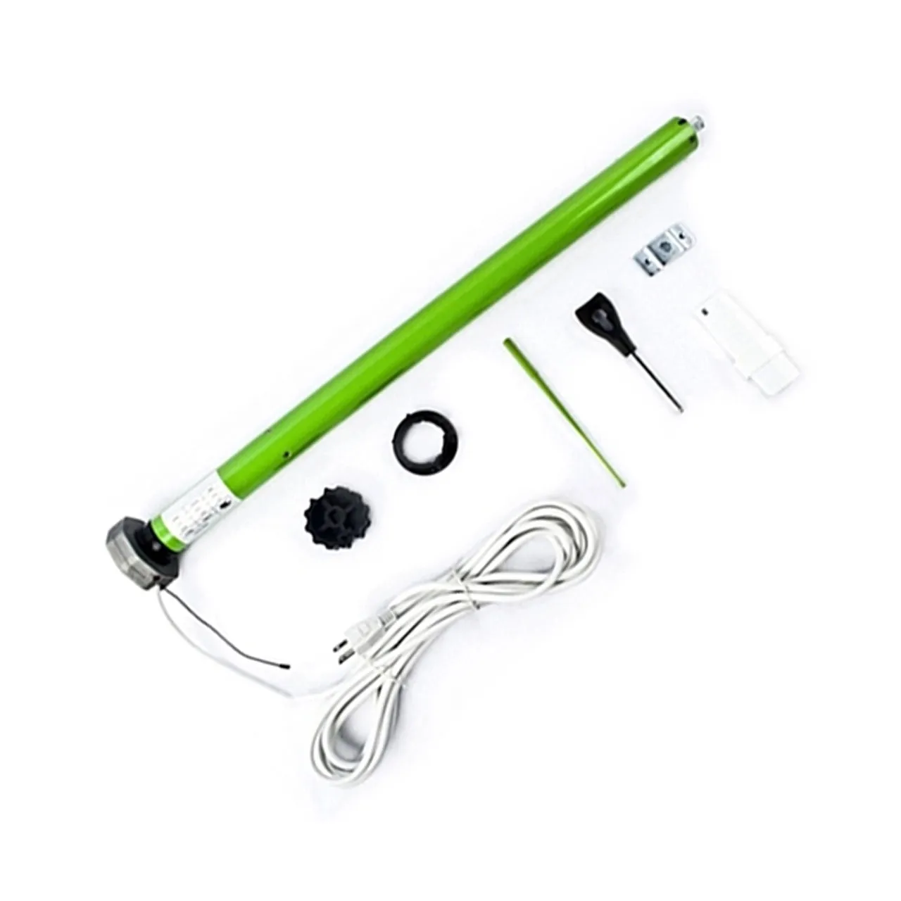 Aleko Motorized Retractable White Frame Patio Awning - 13 x 10 Feet - Ivory