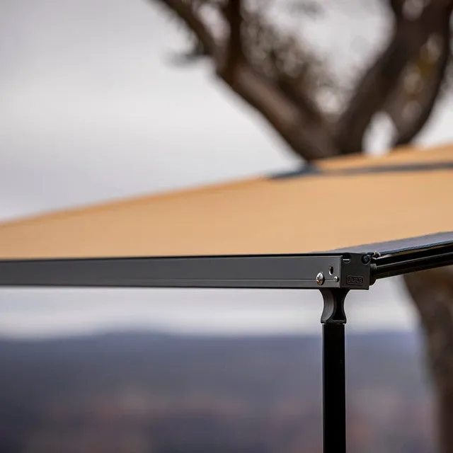 ARB 4X4 | Hard Case Awning With Light 2.5M Black (814412A)