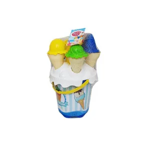 Beach Bucket With Ice Creams 17cm