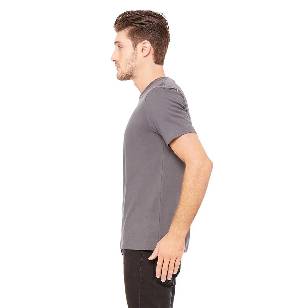 Bella   Canvas Unisex Asphalt Heavyweight 5.5 oz. Crew T-Shirt