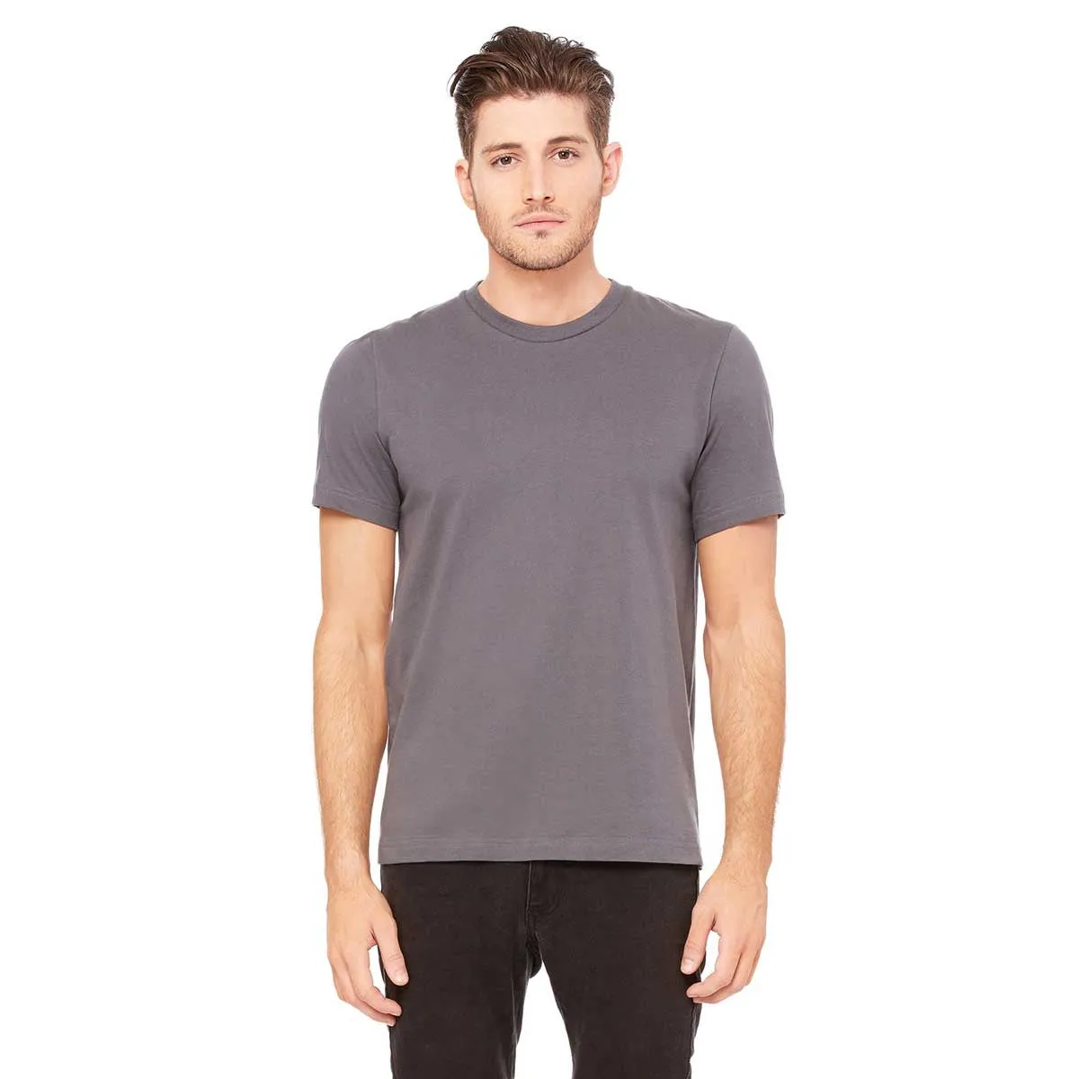 Bella   Canvas Unisex Asphalt Heavyweight 5.5 oz. Crew T-Shirt