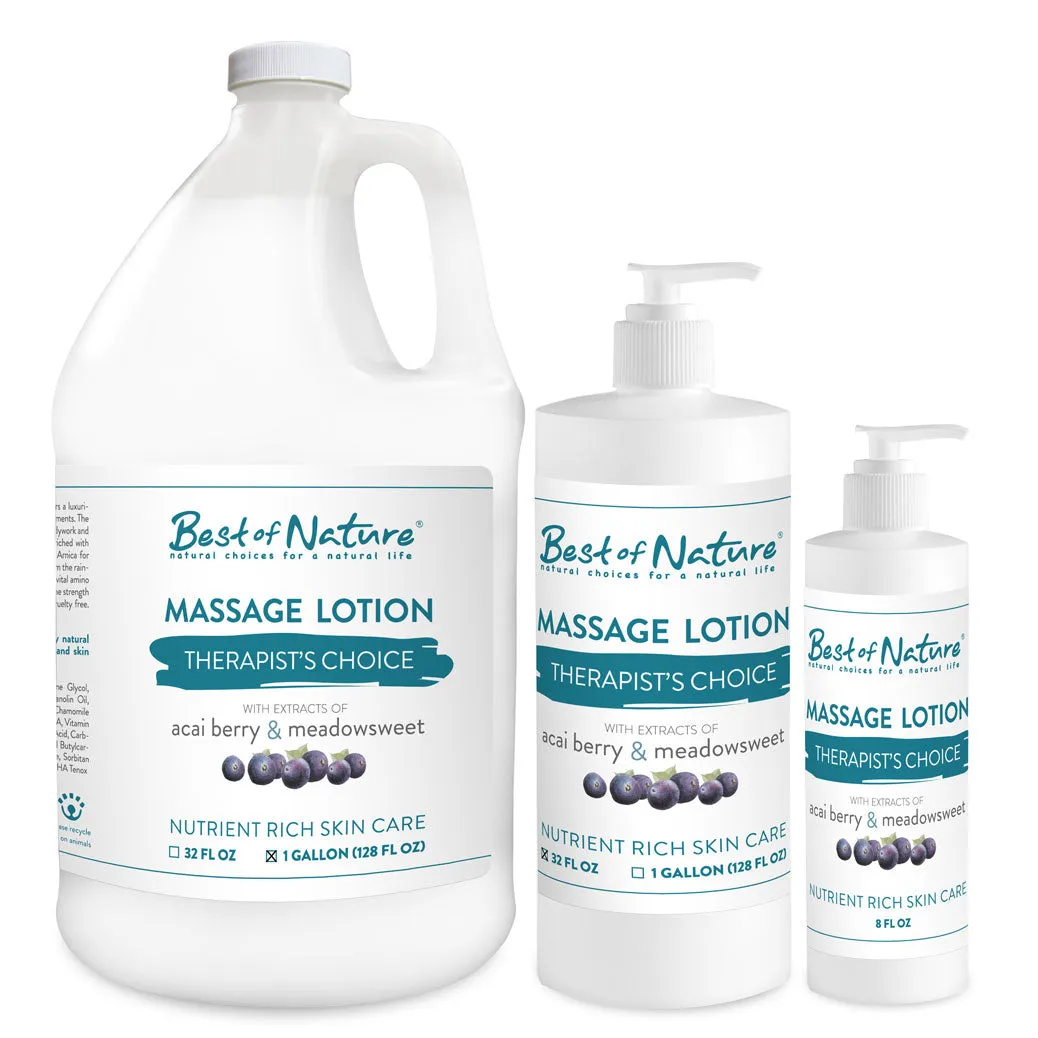 Best of Nature Therapist's Choice Massage Lotion