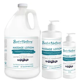 Best of Nature Therapist's Choice Massage Lotion