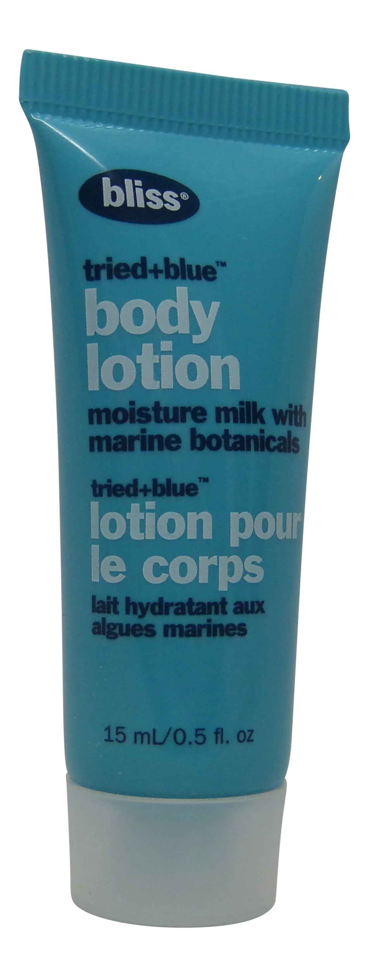 Bliss Tried & Blue Body Lotion Lot of 8 Each 0.5oz Bottles Total of 4oz