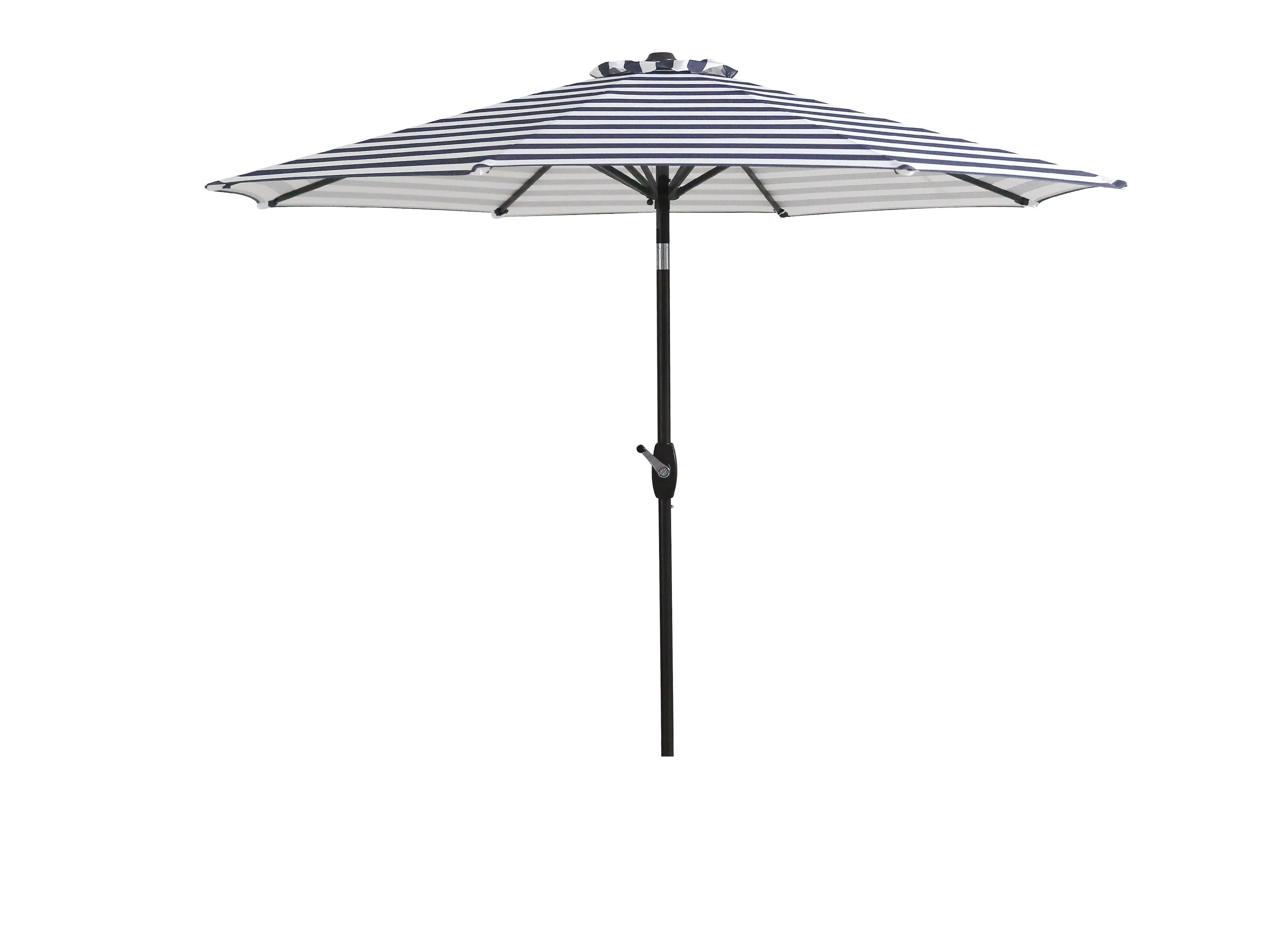 Cabana 9 Ft Patio Umbrella with Black Round Base Included