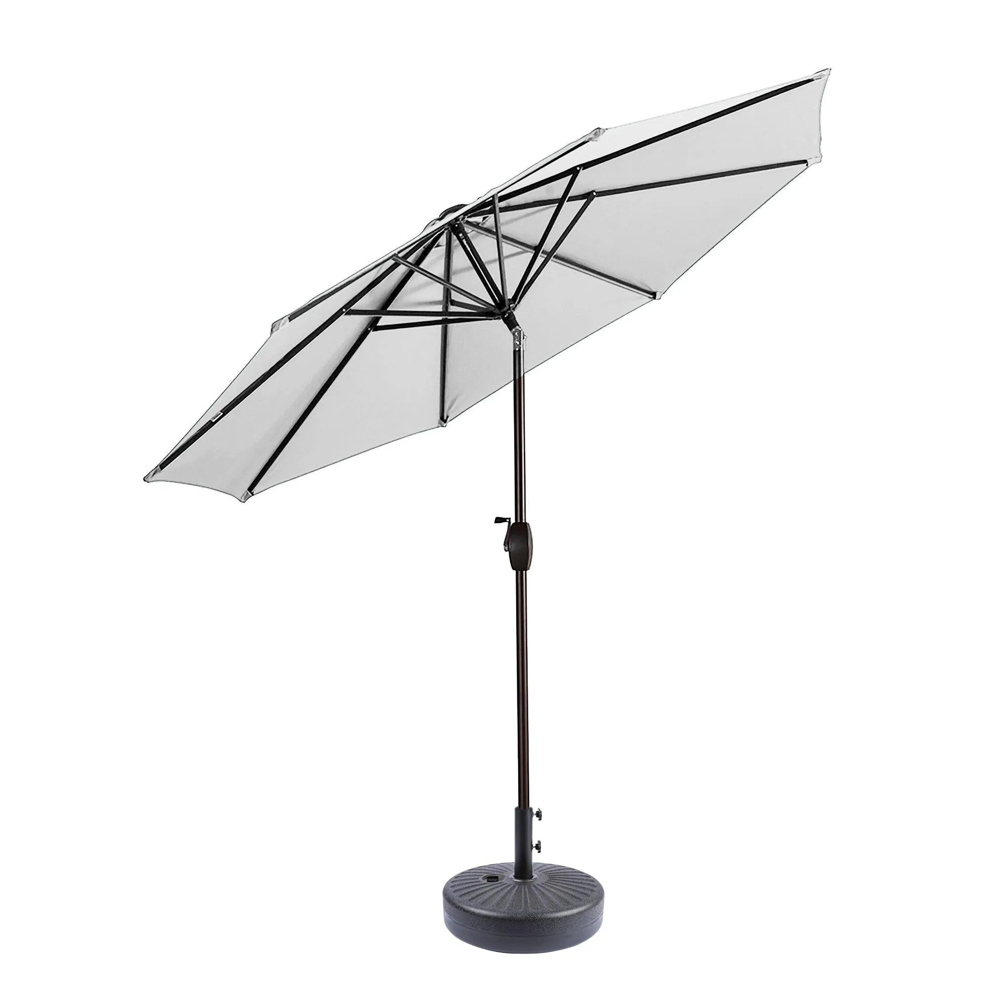 Cabana 9 Ft Patio Umbrella with Black Round Base Included