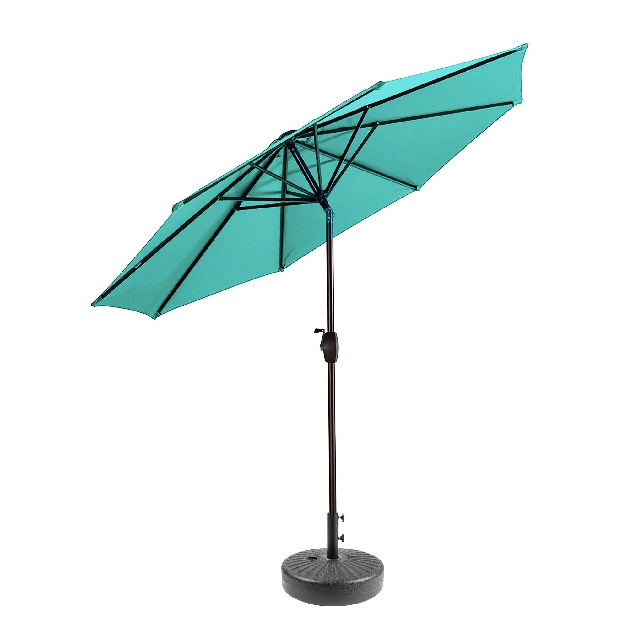 Cabana 9 Ft Patio Umbrella with Black Round Base Included