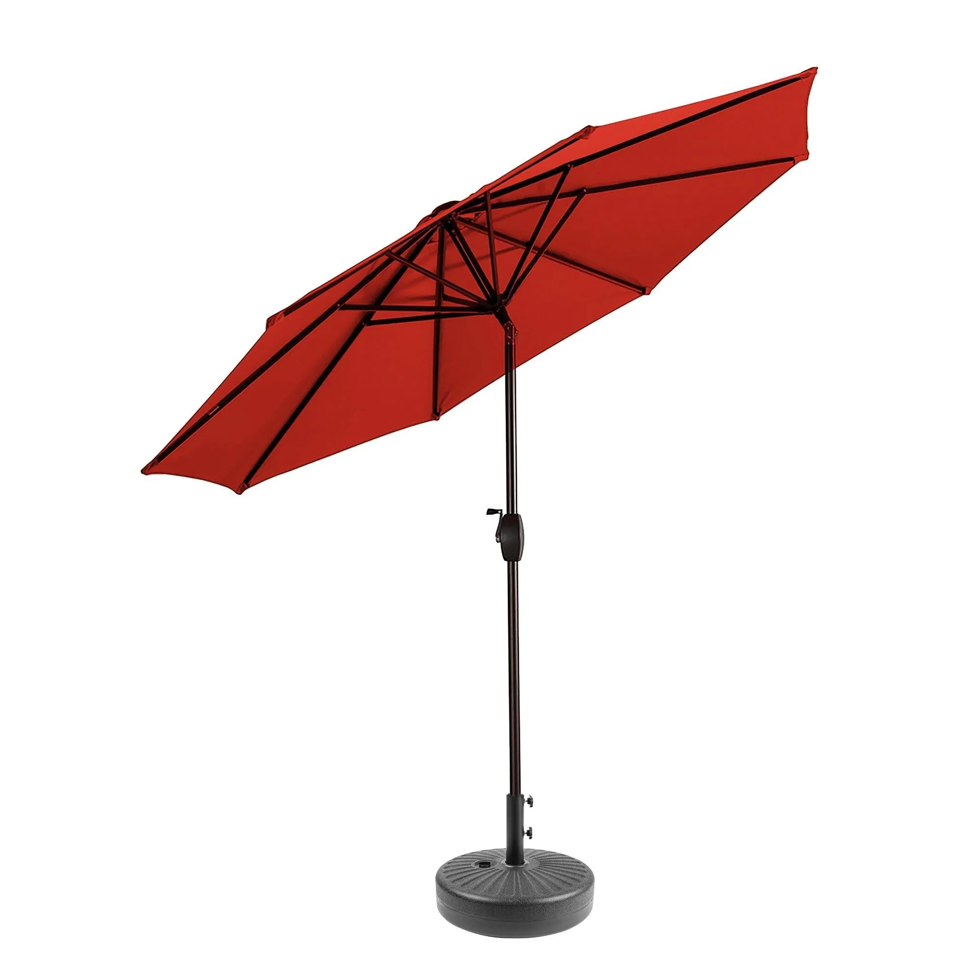 Cabana 9 Ft Patio Umbrella with Black Round Base Included