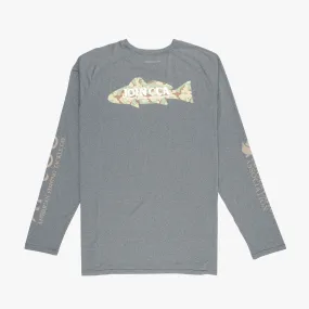 CCA Samurai Camo Fish LS Performance Shirt