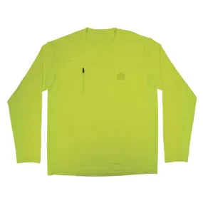 Chill-its 6689 Cooling Long Sleeve Sun Shirt With Uv Protection, Large, Lime, Ships In 1-3 Business Days