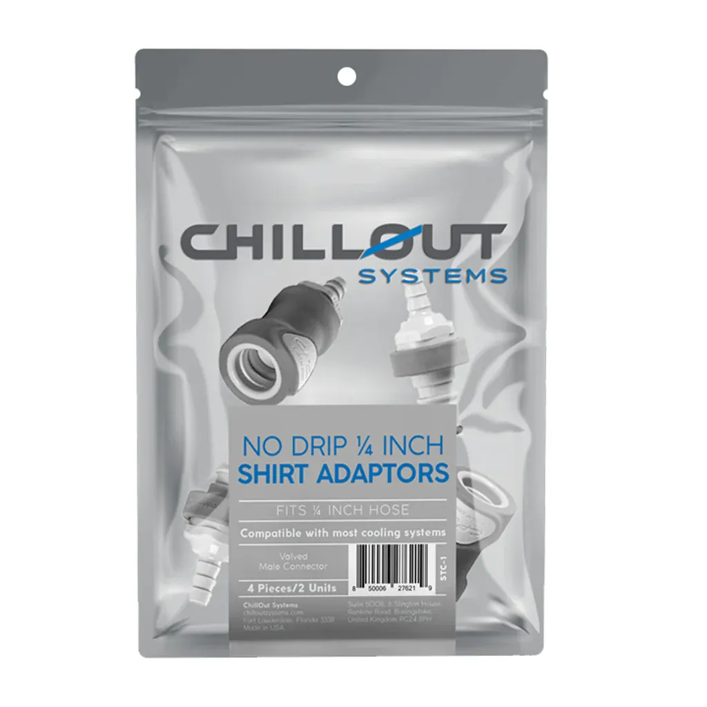 Chillout Systems No Drip 1/4" Shirt Adapters
