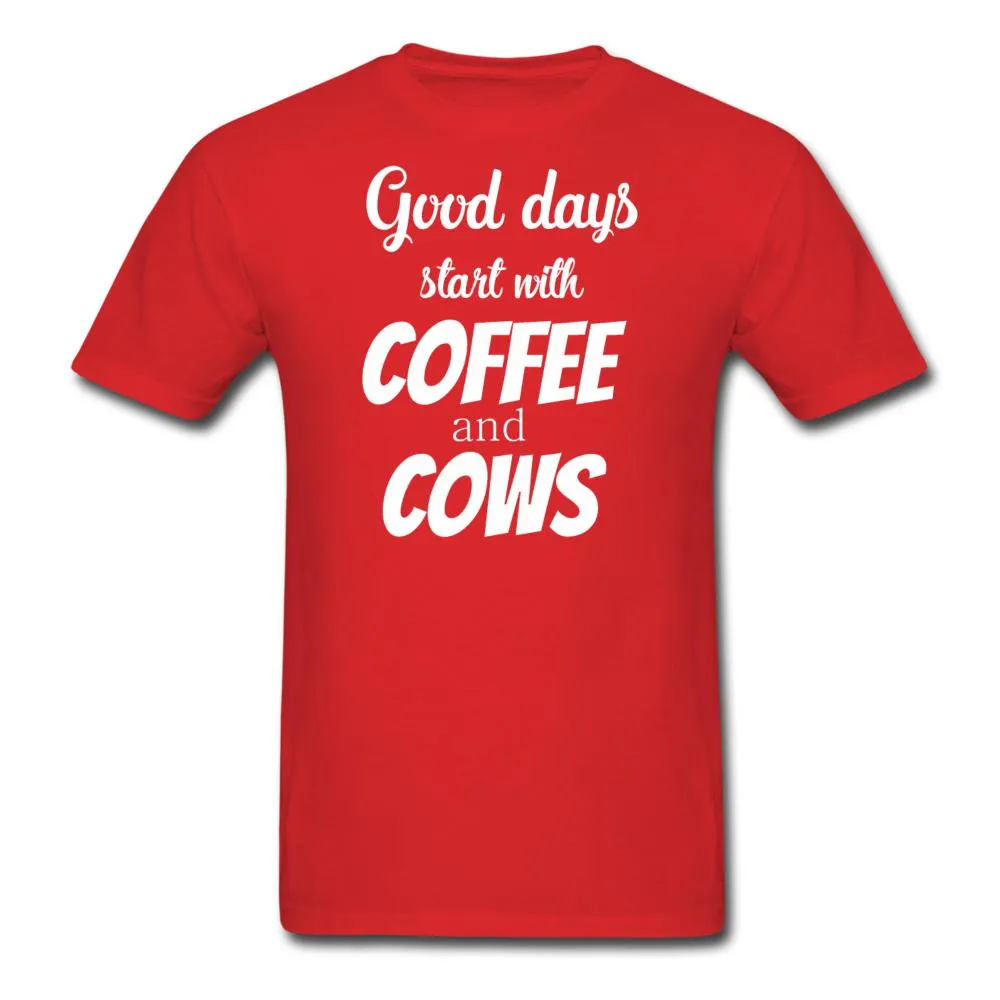 Coffee and cows Unisex T-shirt