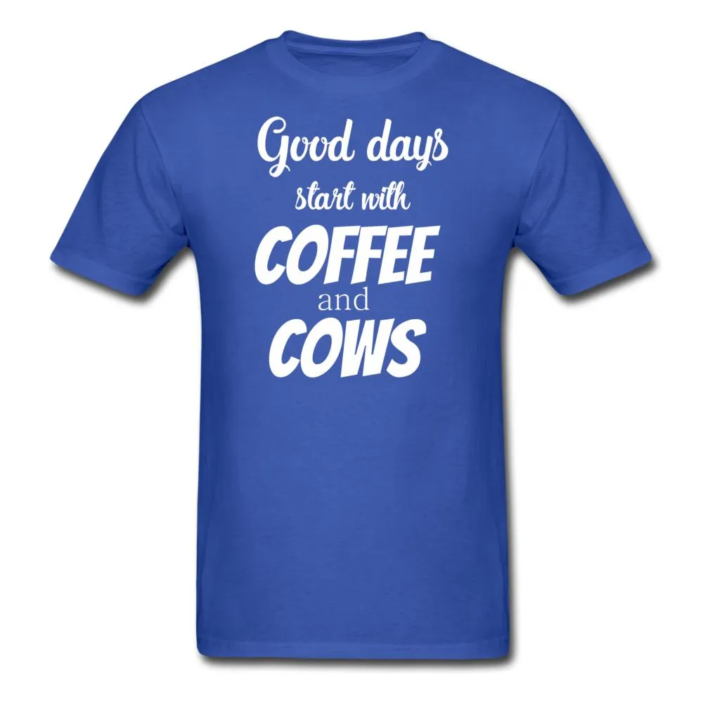 Coffee and cows Unisex T-shirt