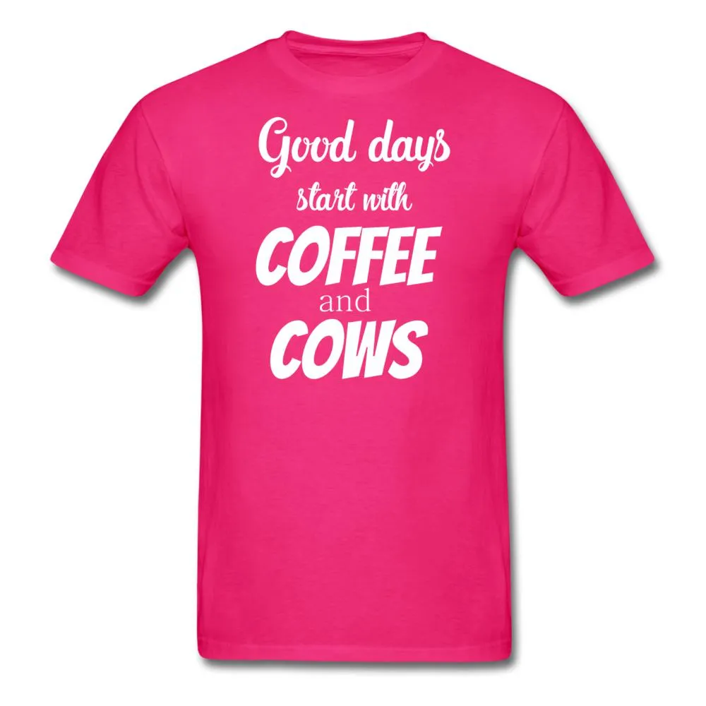 Coffee and cows Unisex T-shirt