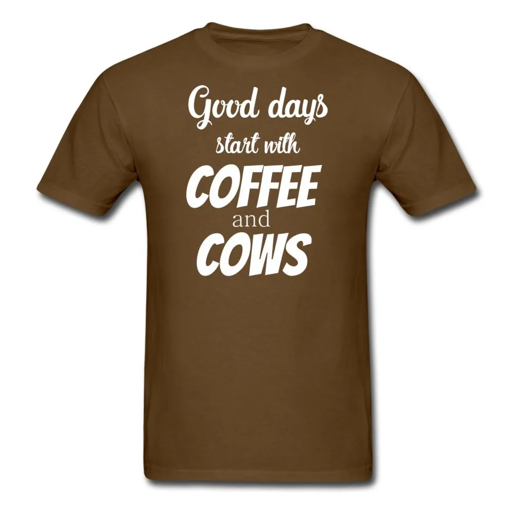 Coffee and cows Unisex T-shirt