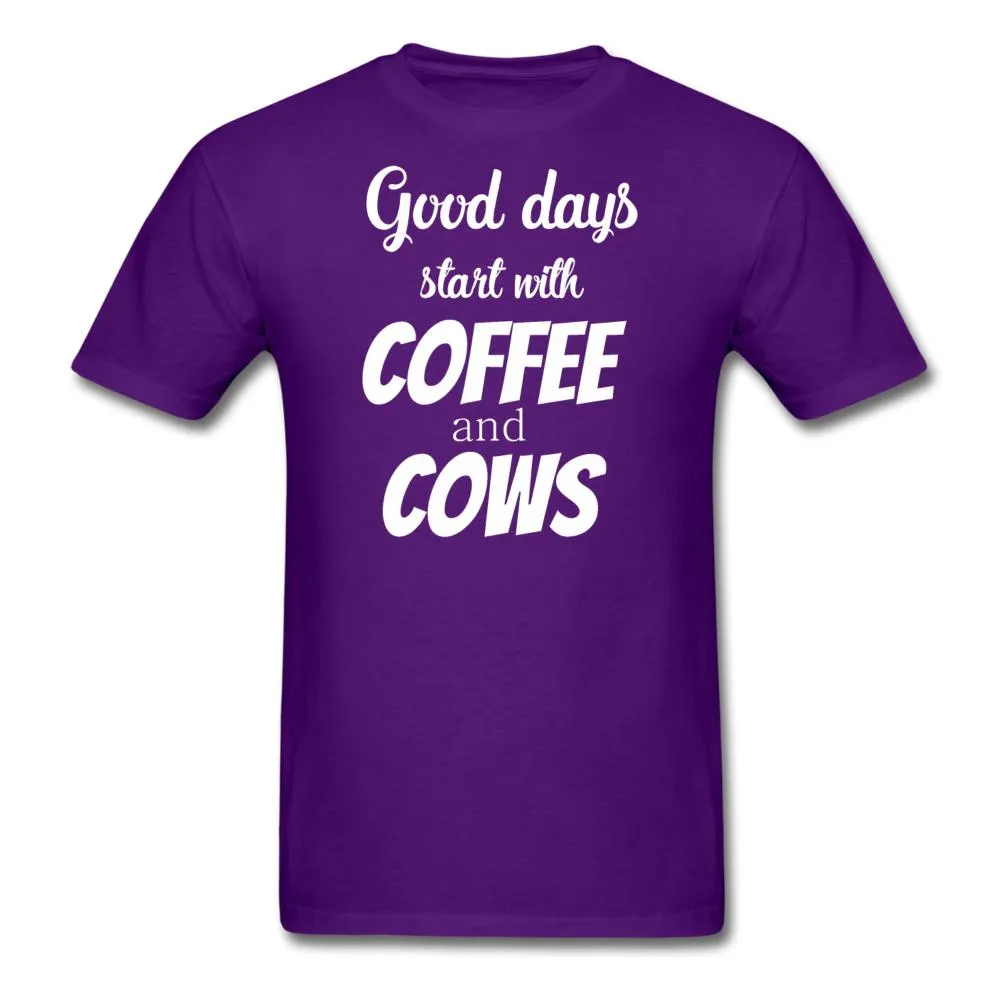 Coffee and cows Unisex T-shirt