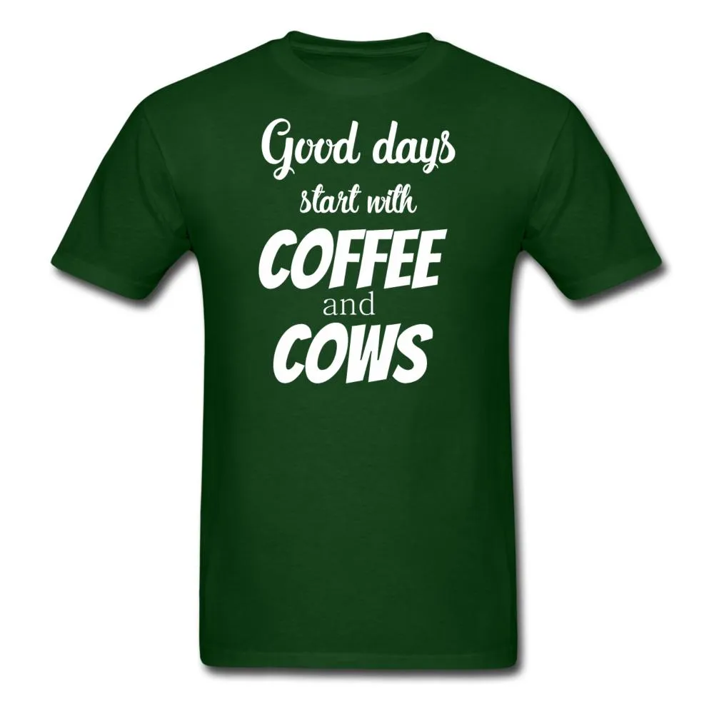 Coffee and cows Unisex T-shirt