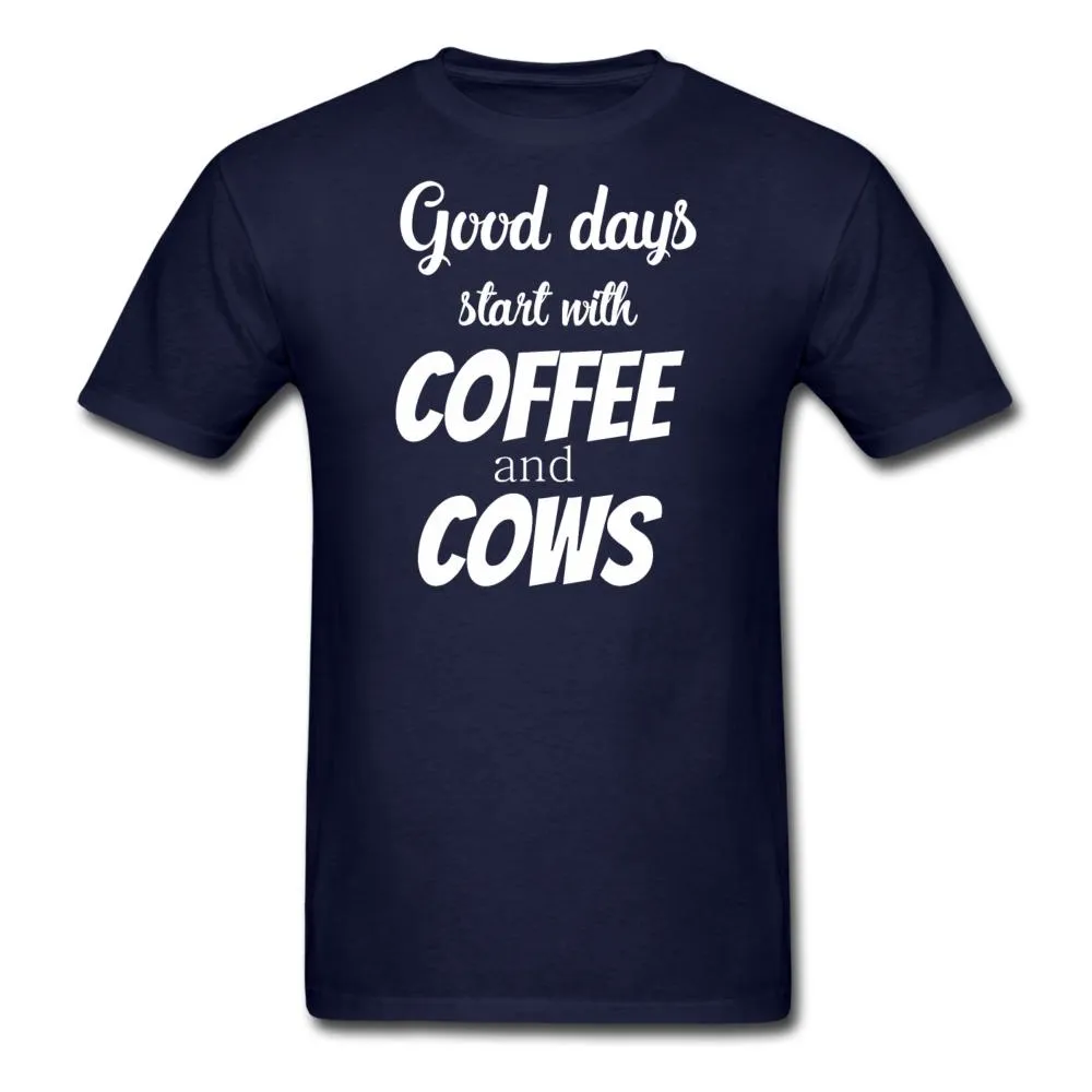 Coffee and cows Unisex T-shirt