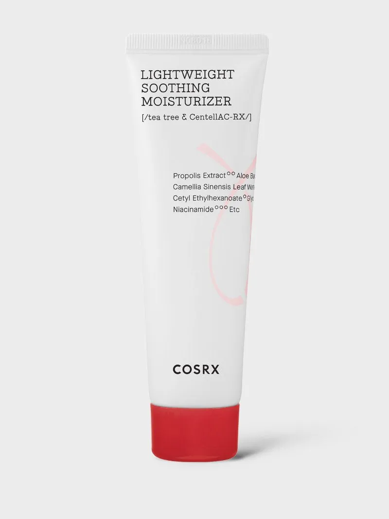 COSRX Lightweight Soothing Moisturizer Teatree & Centell AC RX مرطب البشرة لمعالجة حب الشباب