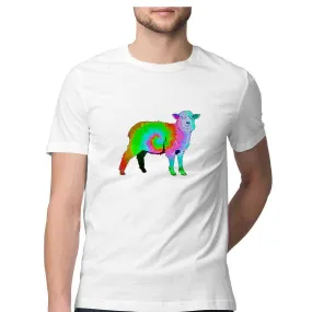 Counting Tie Dyed Sheep While you Trip Men's T-Shirt