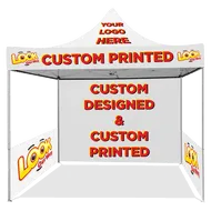 Custom 5'x5' Back & Side Walls For Pop Up Tents
