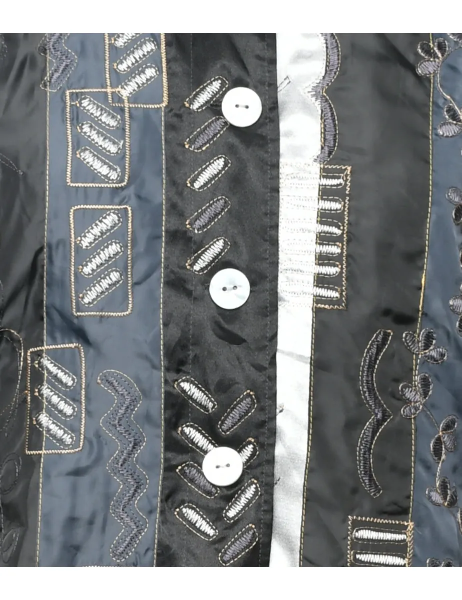 Embroidered Jacket - L