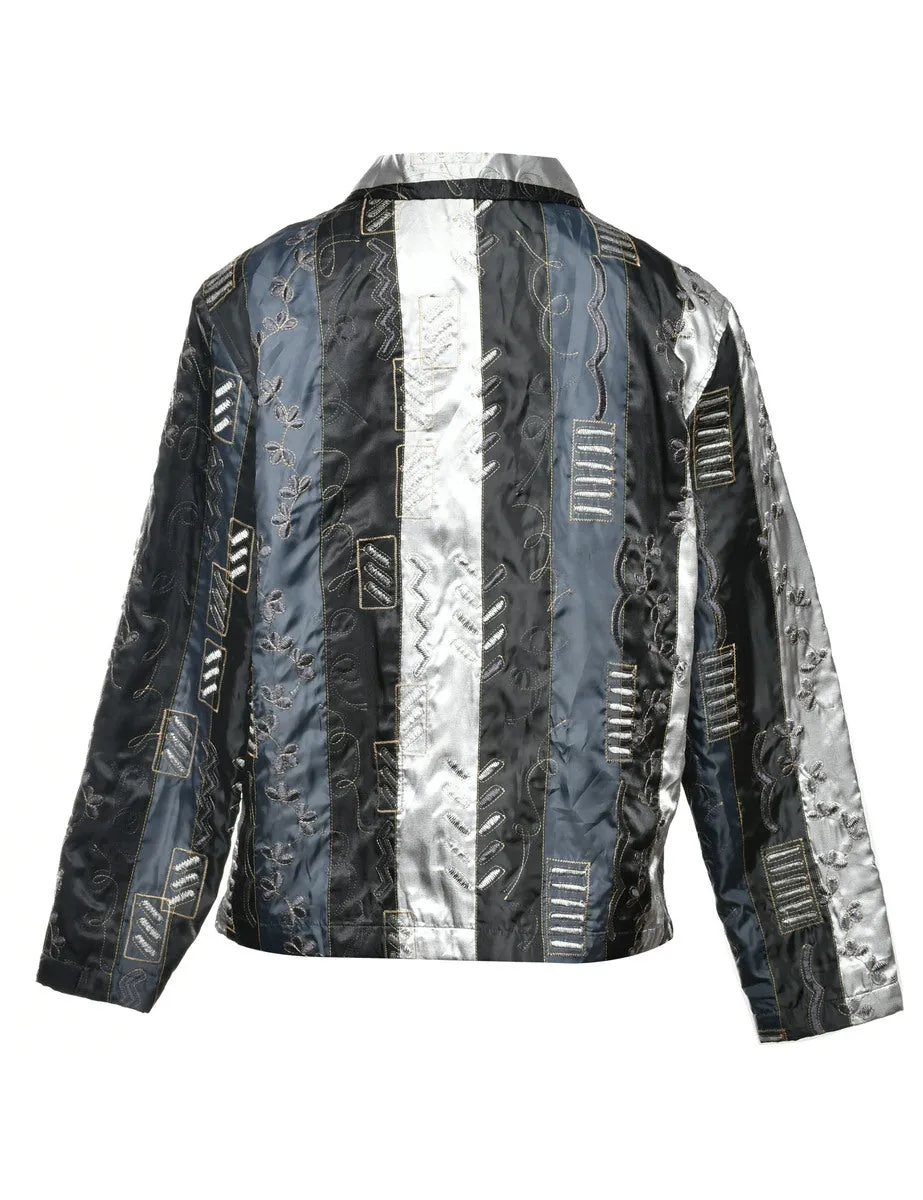 Embroidered Jacket - L