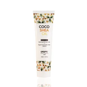 Exsens Cocoa Shea Body Oil and Intimate Moisturizer, Organic, Natural Scent, 100ml (3.4 fl.oz), 1 count