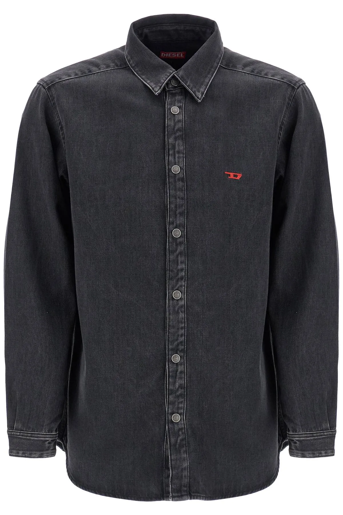 Faded Effect Denim Shirt