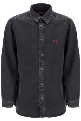 Faded Effect Denim Shirt