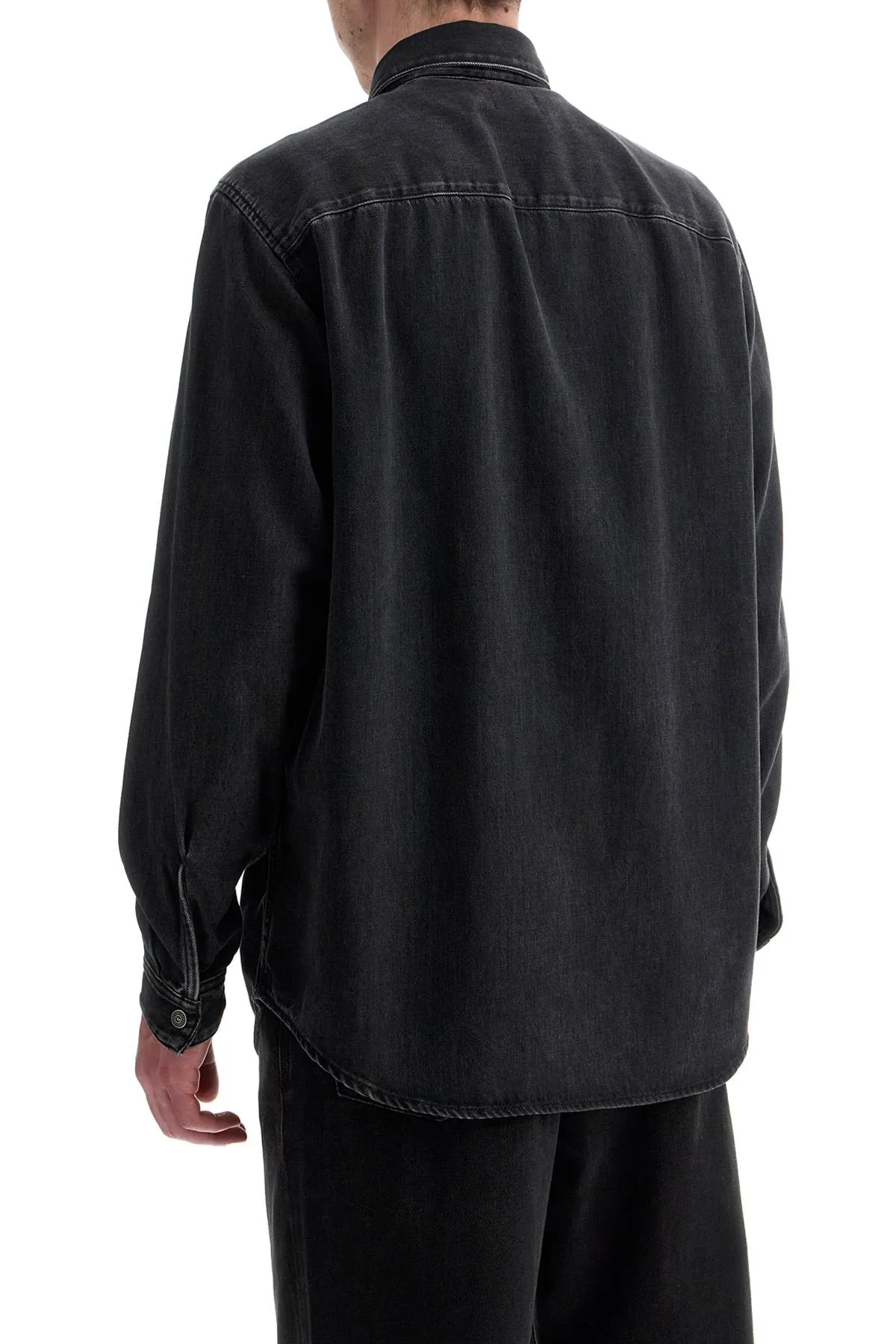 Faded Effect Denim Shirt