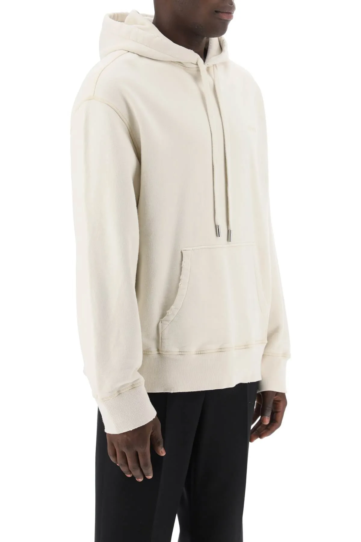 faded-effect hoodie
