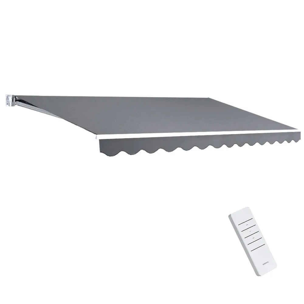 Folding Arm Awning Motorised Outdoor Pearl Retractable 4x2.5M