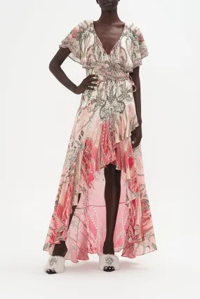 FRILL SLEEVE LONG DRESS STARSHIP SISTAS