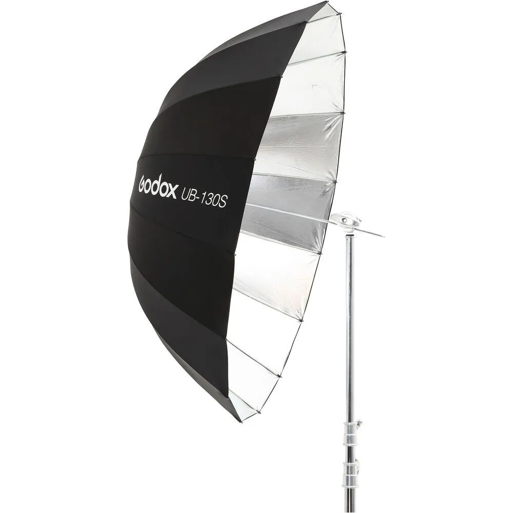 GODOX 51" (130CM) SILVER PARABOLIC UMBRELLA