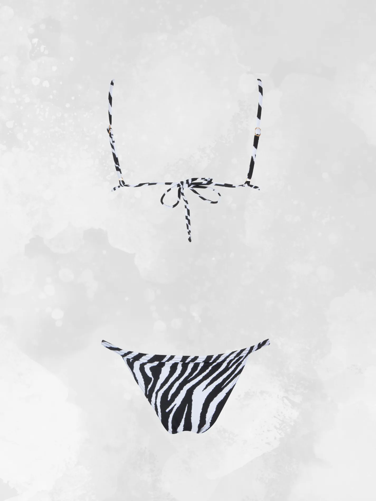 Havana Bikini Top - Zebra