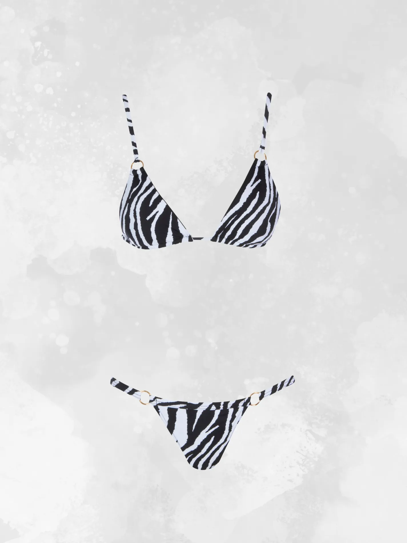 Havana Bikini Top - Zebra