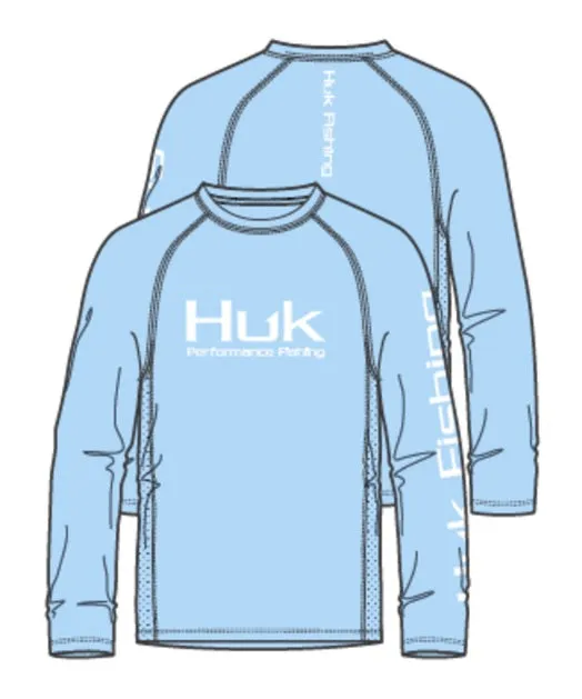 Huk Men's Vented Pursuit Long Sleeve Tech Shirt 2023