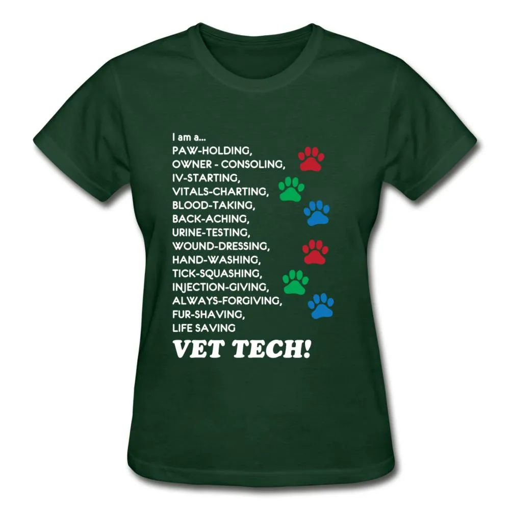 I am a... Vet tech Gildan Ultra Cotton Ladies T-Shirt