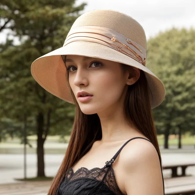 Japanese Brimmed 2024 New Versatile Cool Sun Hat