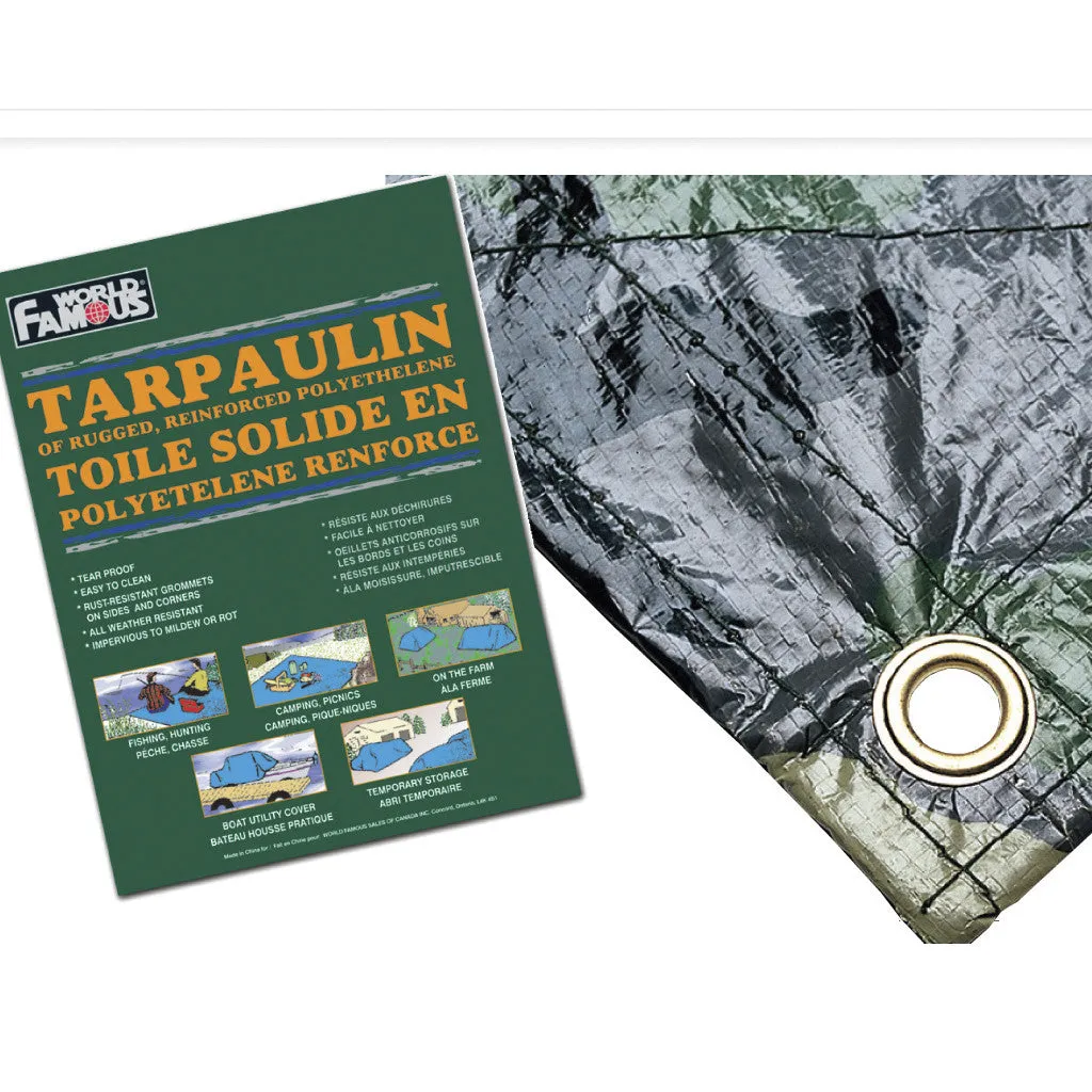 Misty Camouflage Tarp 15X20