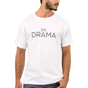 Nutcase Designer Round Neck Men's T-Shirt Wrinkle-Free Poly Cotton Tees - Dr. Drama