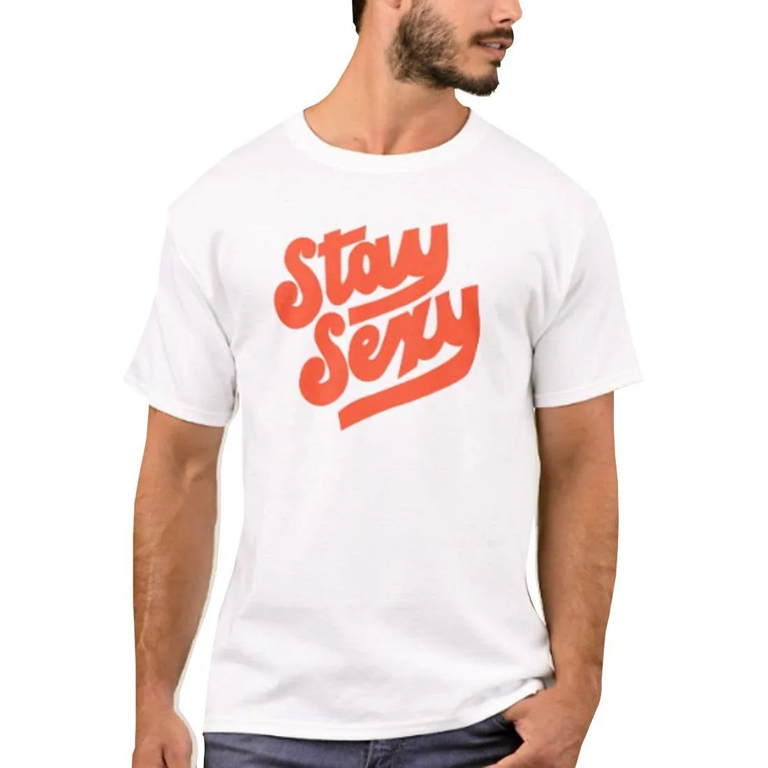 Nutcase Designer Round Neck Men's T-Shirt Wrinkle-Free Poly Cotton Tees - Stay Sexy