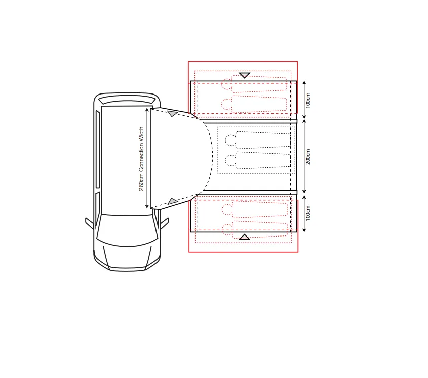 Outdoor Revolution Cayman Combo AIR LOW Driveway Awning