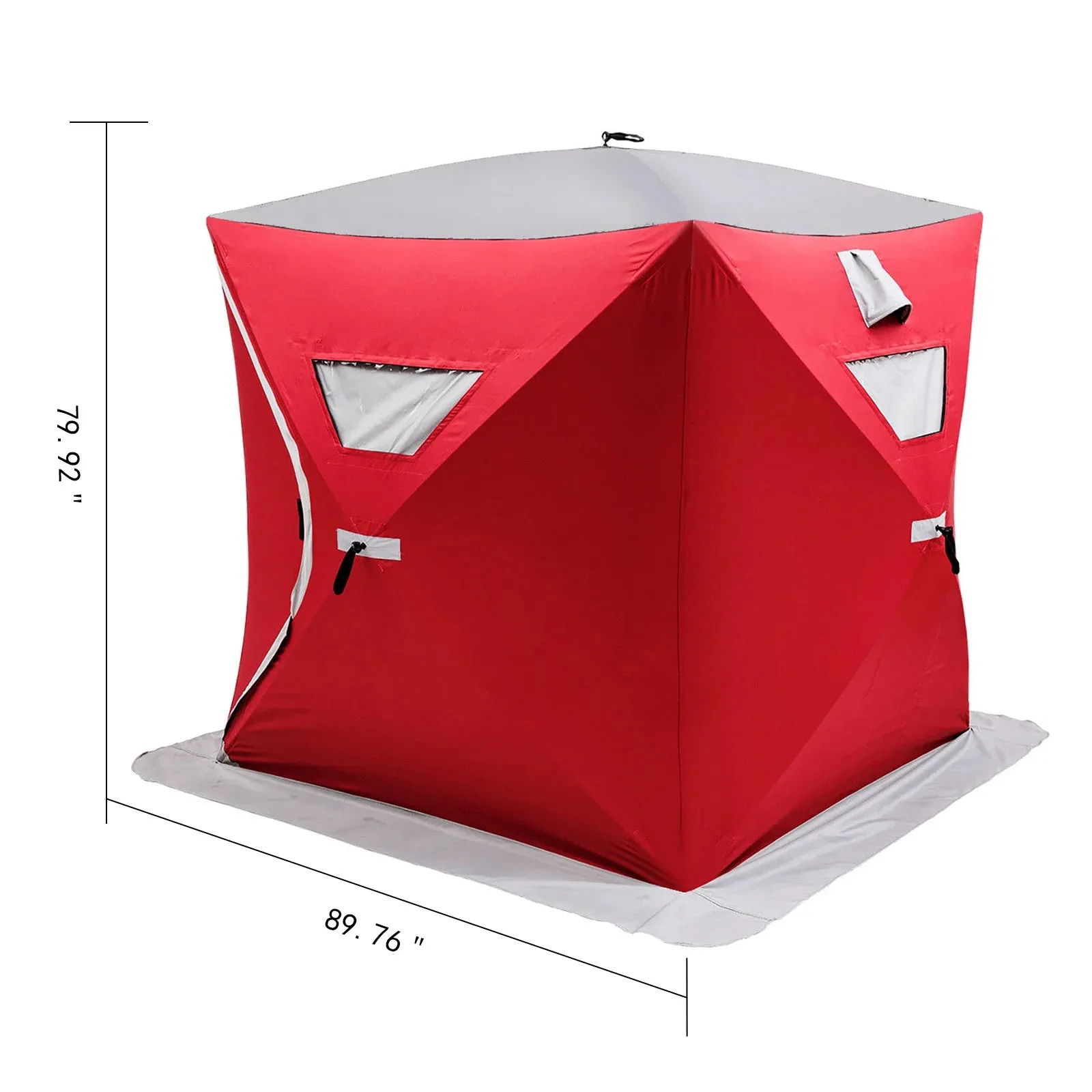 Premium Ice Fishing Shelter – Spacious, Windproof & Waterproof Tent for Winter Camping and Fishing Adventures