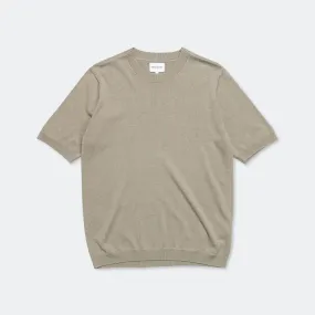 Rhys Cotton Linen T-Shirt - Clay