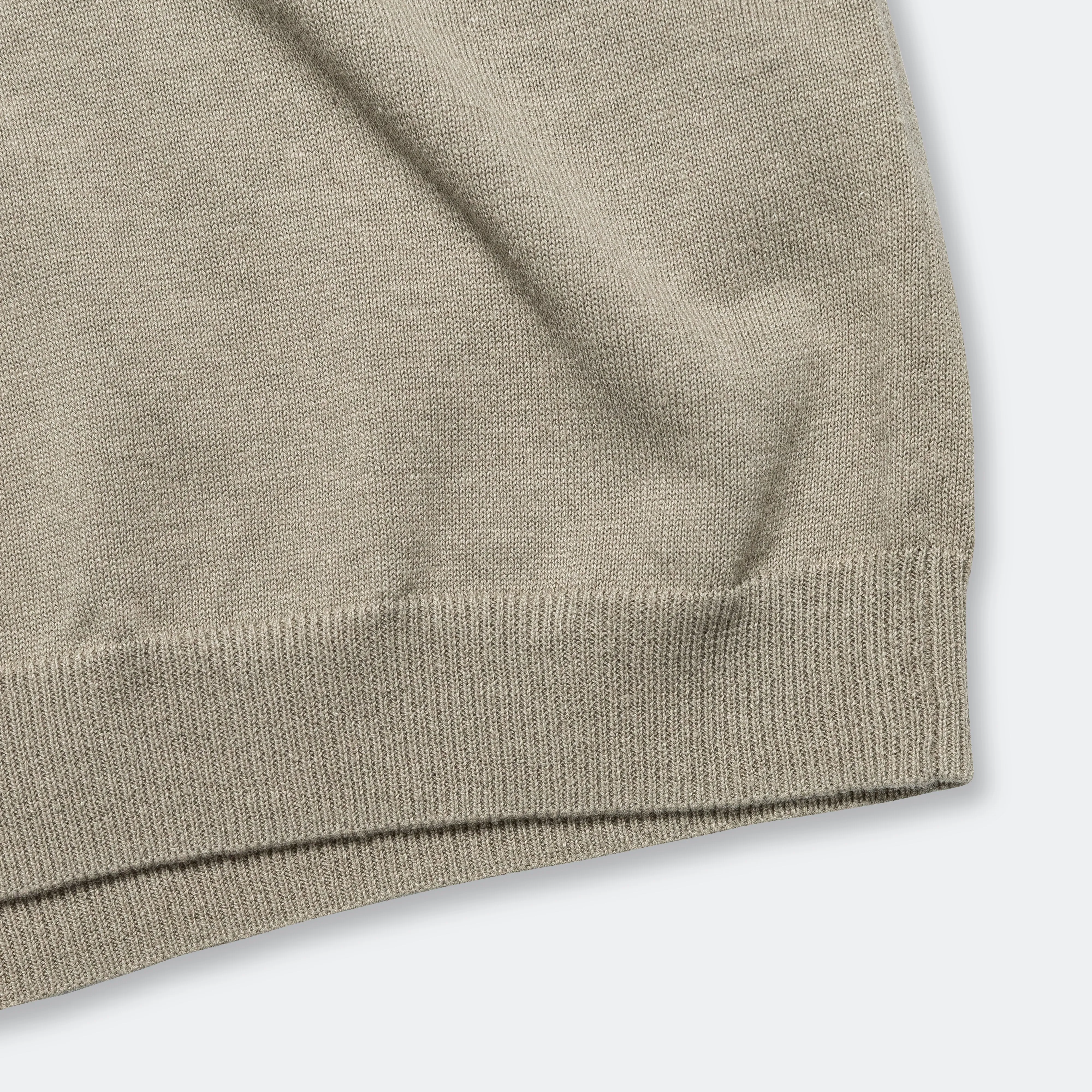 Rhys Cotton Linen T-Shirt - Clay