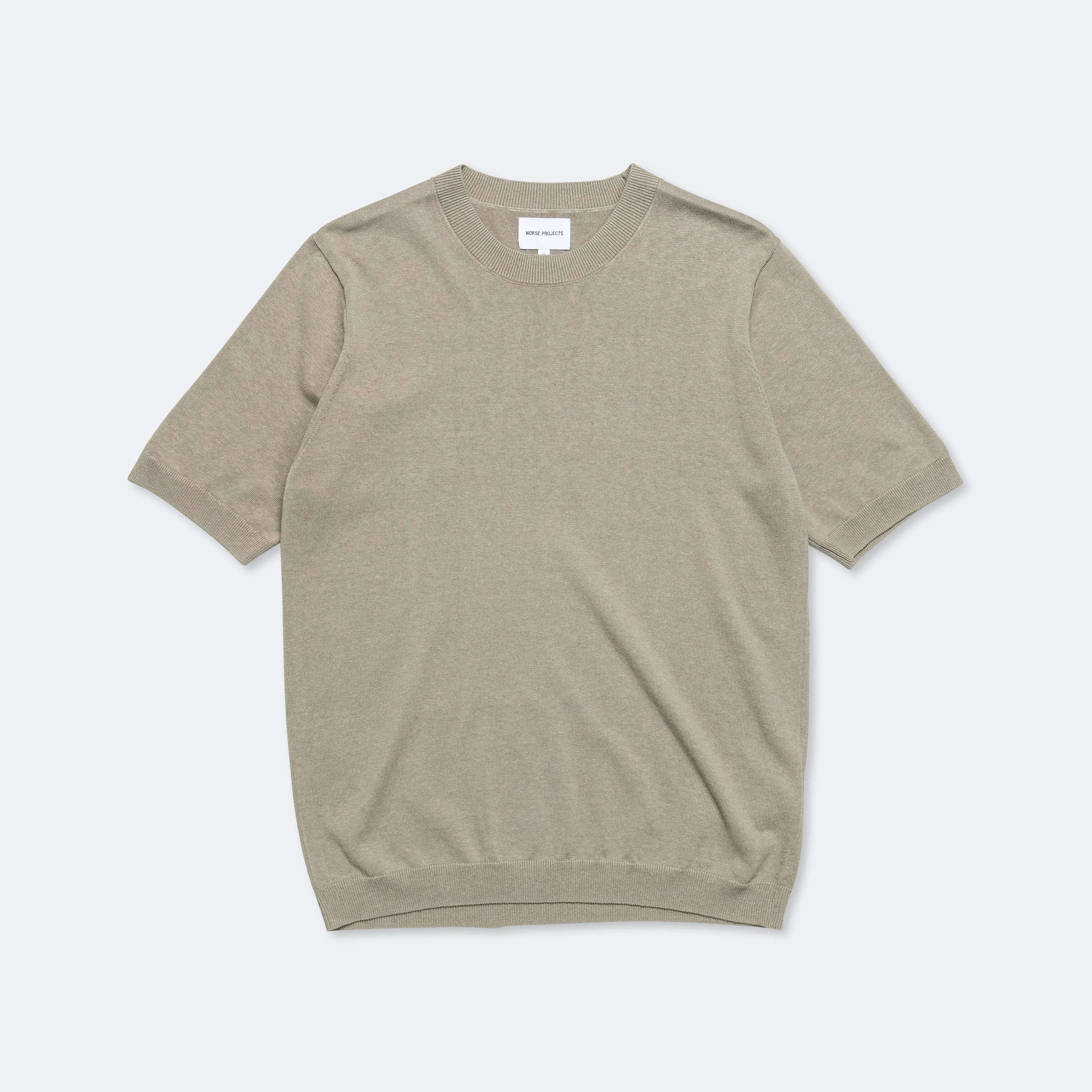 Rhys Cotton Linen T-Shirt - Clay