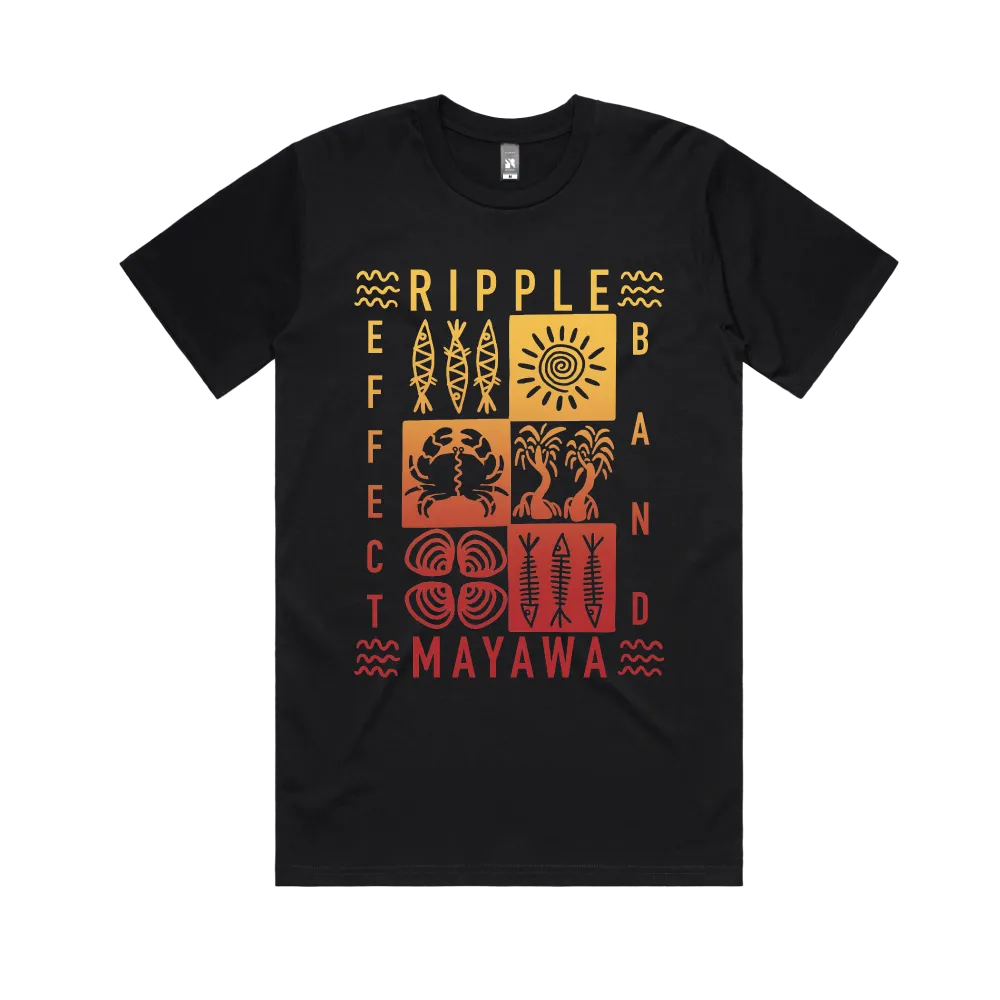 Ripple Effect / Black T-shirt